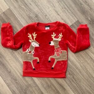Red Reindeer Kids Sweater